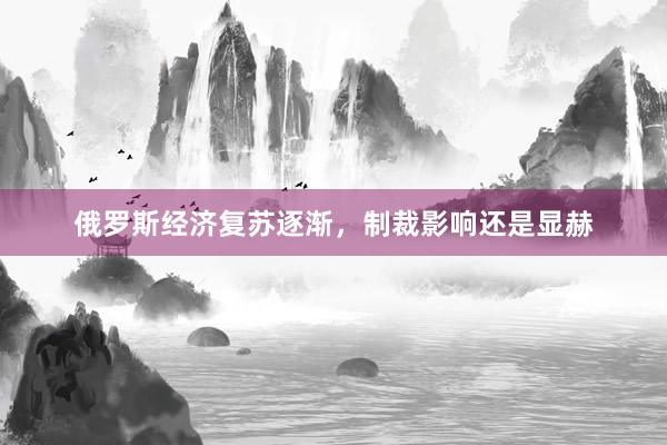 俄罗斯经济复苏逐渐，制裁影响还是显赫